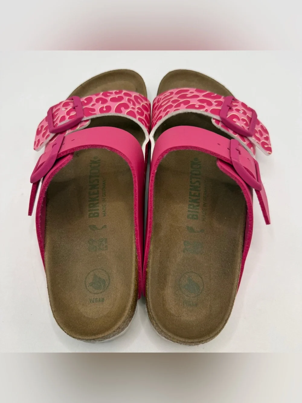 Birkenstock Arizona Vegan Pink Pattern Sandals Women’s EU39 - US8 - Picture 5 of 8